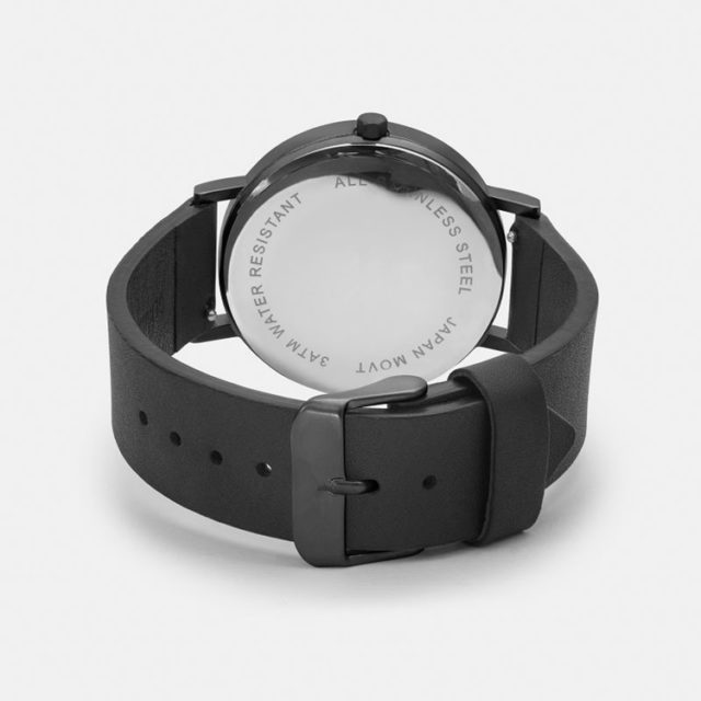 marble watch back details