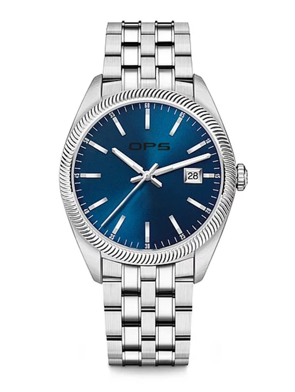 classic mens blue watch
